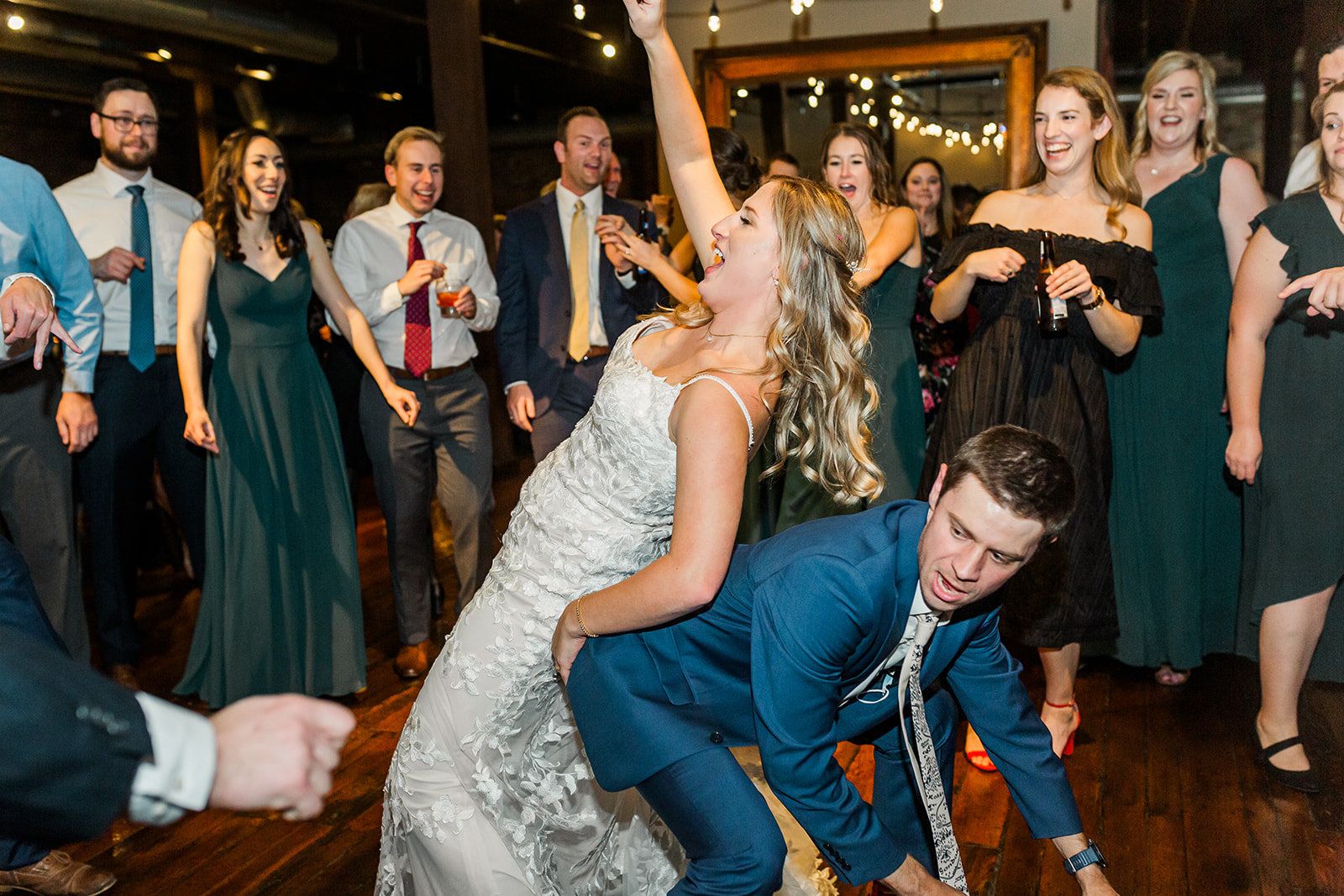 Wedding reception photo by Lauren Michelle Photography